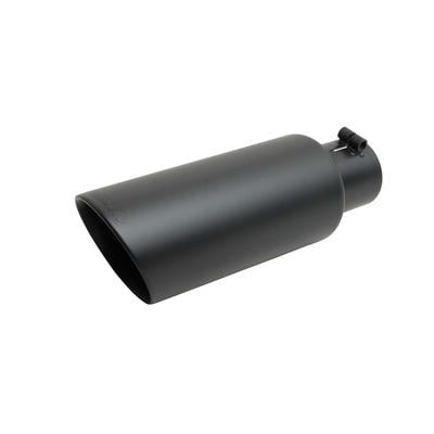 Gibson Black Ceramic Double-Wall Angle Exhaust Tip 500637-B Gibson Black Ceramic Double-Wall Angle Exhaust Tip 500637-B