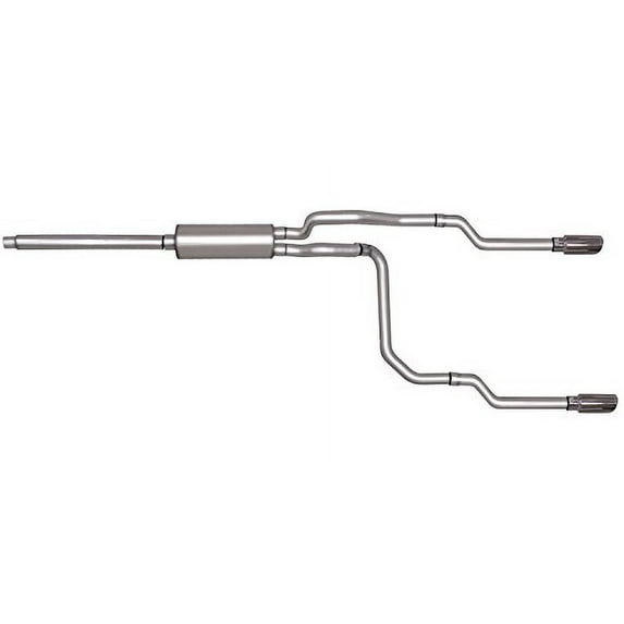 Gibson Exhaust 69503 GIB69503 87-96 F150/87-97 F250 EXTENDED CAB LONG BED 4.9L/5.0L/5.8L DUAL SPLIT EXHAUST SYSTEM Fits select: 1991-1992,1996 FORD F150