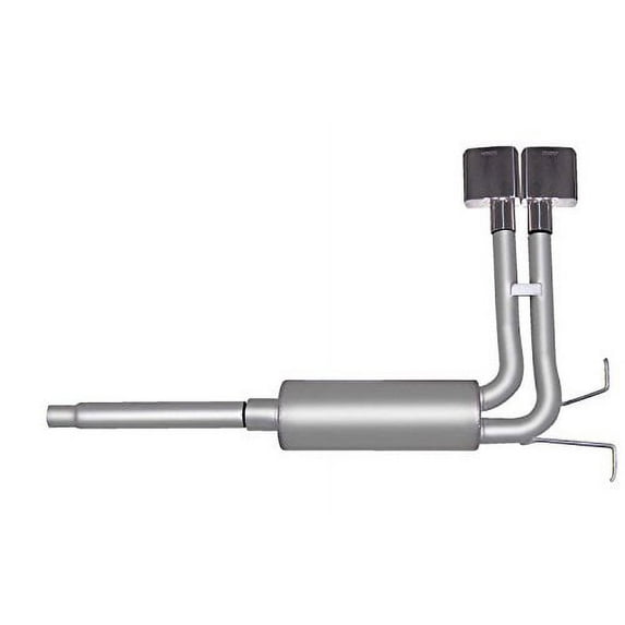 Gibson Exhaust 69511 GIB69511 87-96 F150/96 F250 EXTENDED CAB SHORT BED 4.9L/5.0L/5.8L DUAL SUPER TRUCK EXHAUST SYSTEM Fits select: 1991-1992,1996 FORD F150