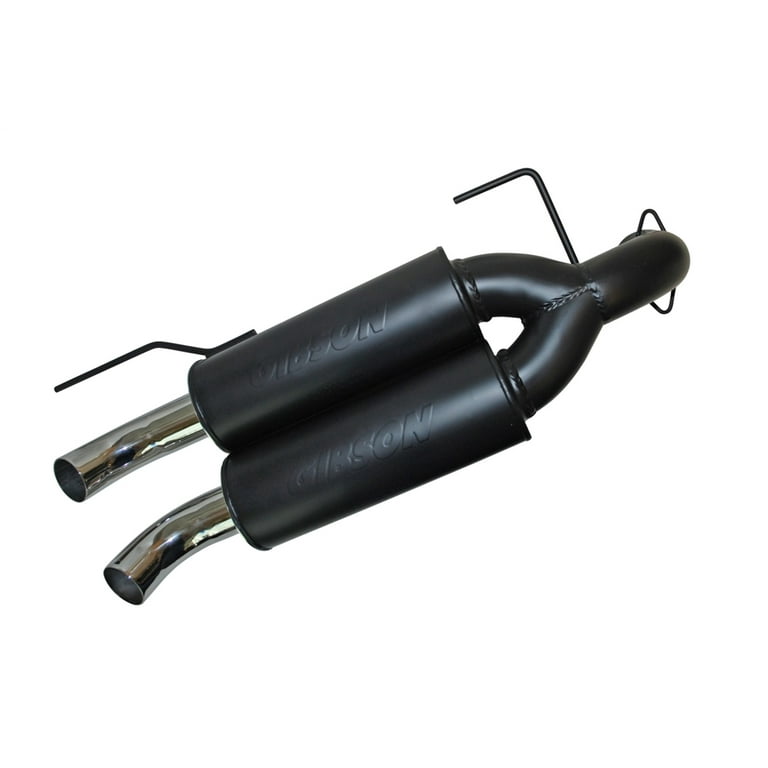 Gibson Dual Exhaust Black Ceramic Polaris UTV 98014 Gibson Dual Exhaust Black Ceramic Polaris UTV 98014