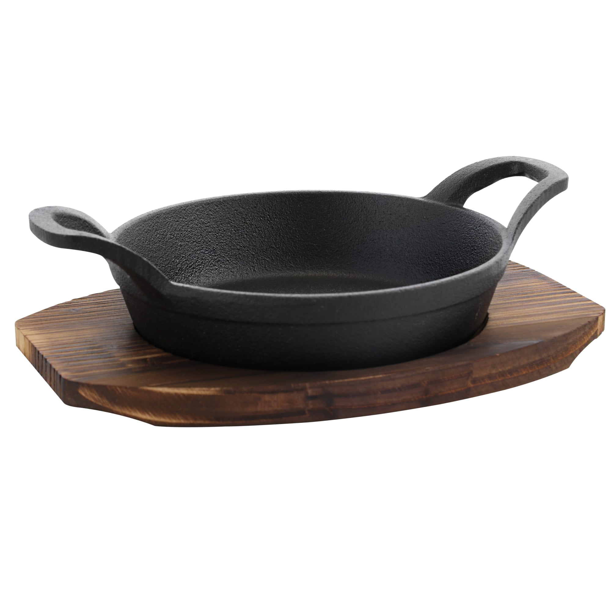 Gibson General Store Addlestone 2Piece Cast Iron Server Skillet, Black