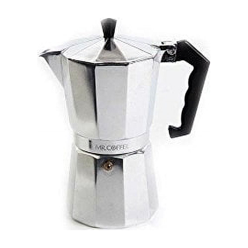 Mr. Coffee Brixia 3 Piece 6 Cup Stove Top Expresso Maker - Walmart.com