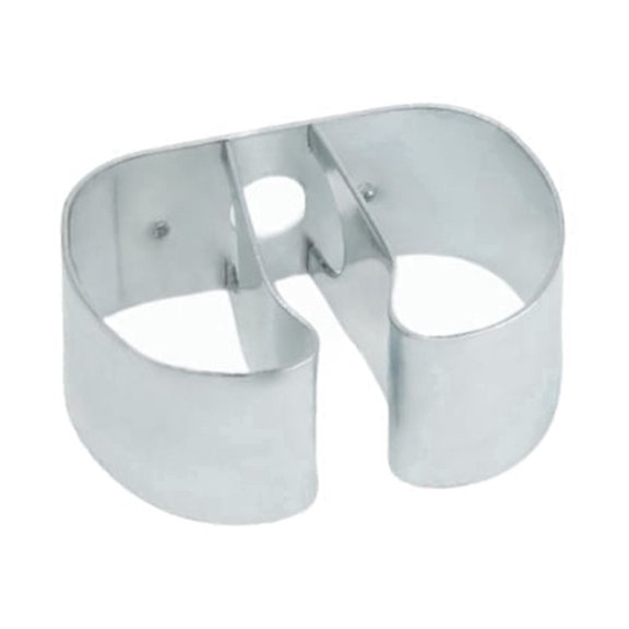 Spring Clip, Grip Clip, 4 pack with Screws, Holds 3/8" - 5/8" Inch Diameter, #225-S, USA