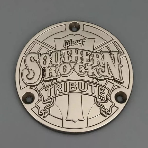 Gibson Guitar Toggle Switch Plate Southern Rock Tribute Silver Metal Cover 54mm