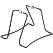 Gibson Holders 2X15 Adjustable Black Wire Dual-Sided Display Easel, Two Opposing Ledges for Holding 2 Items, 5" W x 5.5" D x 4" H, Pack of 3