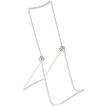 Gibson Holders 3A Adjustable White Wire Display Easel, 3.625" W x 4" D x 8.75" H, Pack of 2