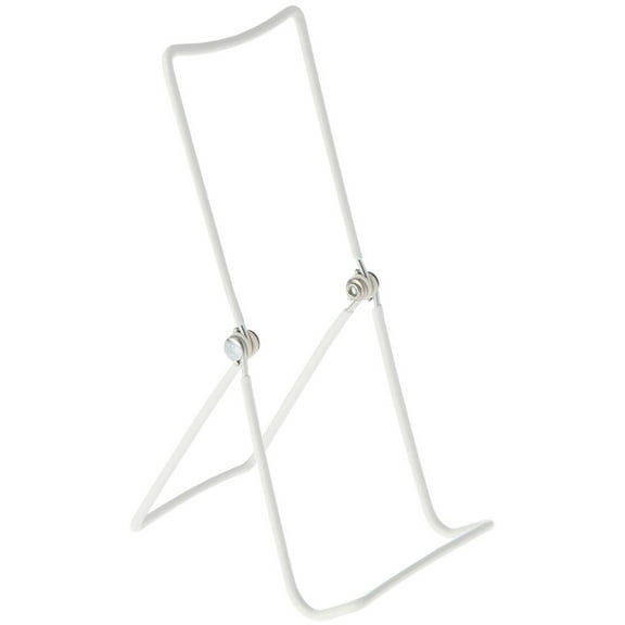 Gibson Holders 3A Adjustable White Wire Display Easel, 3.625" W x 4" D x 8.75" H, Pack of 2