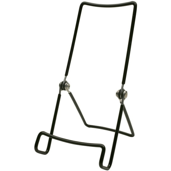 Gibson Holders 3AC Adjustable Black Wire Display Easel, 3.375" W x 4" D x 8.25" H, Pack of 2
