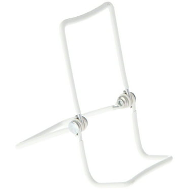 Gibson Holders 3C Adjustable White Wire Display Easel, 2.5" W x 4.375" D x 4.625" H, Pack of 2