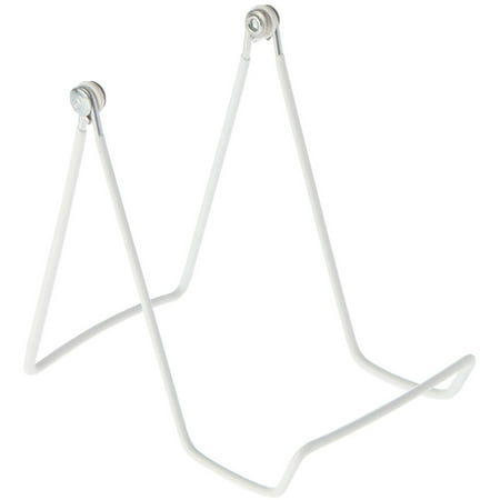Gibson Holders 6A Adjustable White Wire Display Easel, 3.5" W x 4.75" D x 4.75" H, Pack of 2