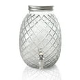 thumbnail image 1 of Gibson Home 1.2 Gallon Pineapple Clear Glass Drink Dispenser, 1 of 8