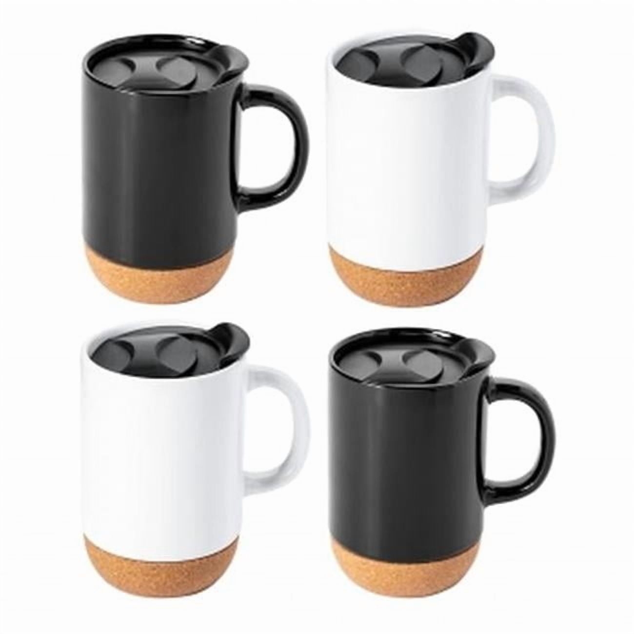 Gibson Home 135280.01 16.5 oz Modani Sto are Travel Mug Set with Lid & Cork  Base - 4 Piece - Walmart.com