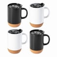 thumbnail image 1 of Gibson Home 135280.01 16.5 oz Modani Sto are Travel Mug Set with Lid & Cork Base - 4 Piece, 1 of 2