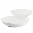 thumbnail image 1 of Gibson Home 142571.02 11 in. Round Fine Ceramic Serving Bowl Set, White - 2 Piece, 1 of 1