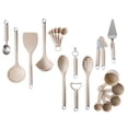 thumbnail image 1 of Gibson Home 20-Piece Kitchen Gadget & Tool Set – Nylon Cooking Utensils with Spatulas, Ladle, Skimmer, Serving Spoons, Measuring Cups & Spoons, Can Opener, Peeler, Ice Cream Scoop & More, 1 of 22