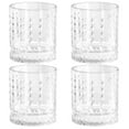 thumbnail image 1 of Gibson Home 4 Piece 13 Ounce Teardrop Embossed Double Old-Fashioned Glass Set, 1 of 1