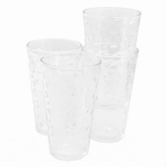Gibson Home 141405.04 16 oz Bubble Glass Tumbler Set - 4 Piece