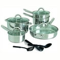 thumbnail image 1 of Gibson Home Abruzzo Stainless Steel 12 Piece Cookware Set, 1 of 6