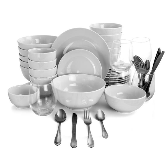 Gibson Home All U Need 60 Piece Dinnerware Drinkware Combo Set