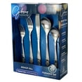 thumbnail image 1 of Gibson Home Bishop Hill 20 Piece Stainless Steel Floral Flatware Set in Matte S, 1 of 1