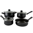 thumbnail image 1 of Gibson Home Casselman 7 Piece Cookware Set in Black with Bakelite Handle, 1 of 13