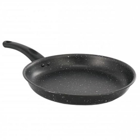 Gibson Home 138335.01 11 in. Delhi Round Nonstick Carbon Steel Frying Pan, Black
