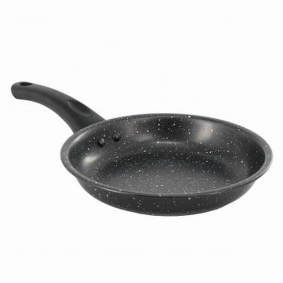 Gibson Home 138334.01 8 in. Delhi Round Nonstick Carbon Steel Frying Pan, Black