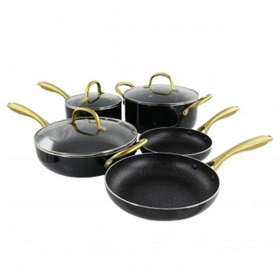Gibson Home 82623.12RR Ellsworth Aluminum Nonstick Cookware Set - 12 Piece
