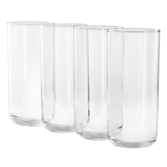 Gibson Home 144623.04 17 oz Emory Clear Glass Tumbler Set - 4 Piece