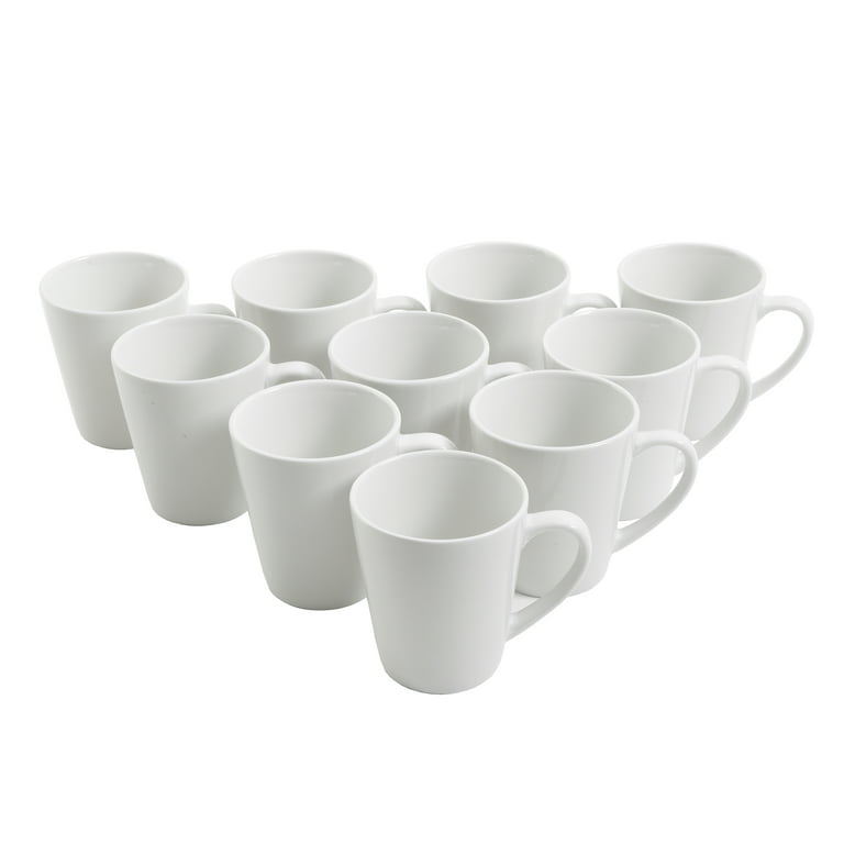 Everyday Objects Tiffany Large Coffee Cups in Bone China, Set of