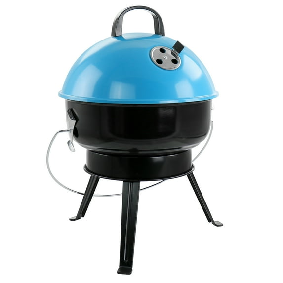 Gibson Home Fireblue 14” Charcoal Grill, Portable