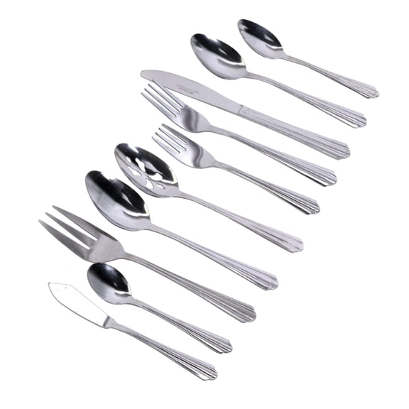 Gibson Home Flatware, 45 Piece Set, Silver
