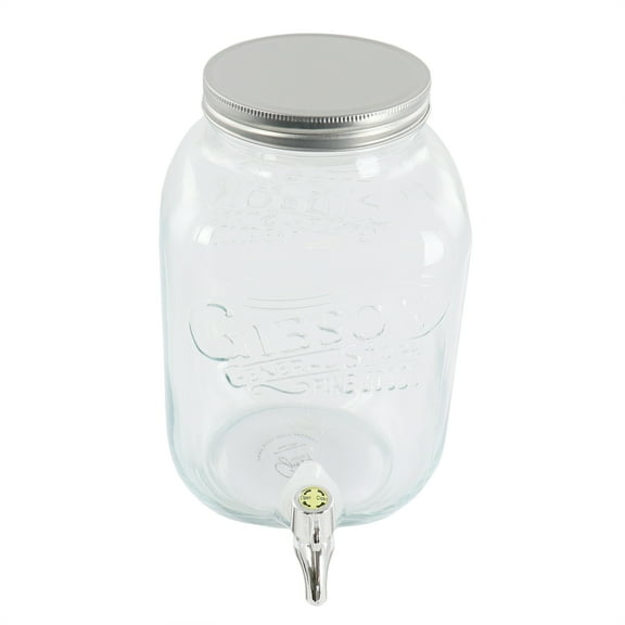 Gibson Home General Store 1.1 Gallon Glass Jar Beverage Dispenser