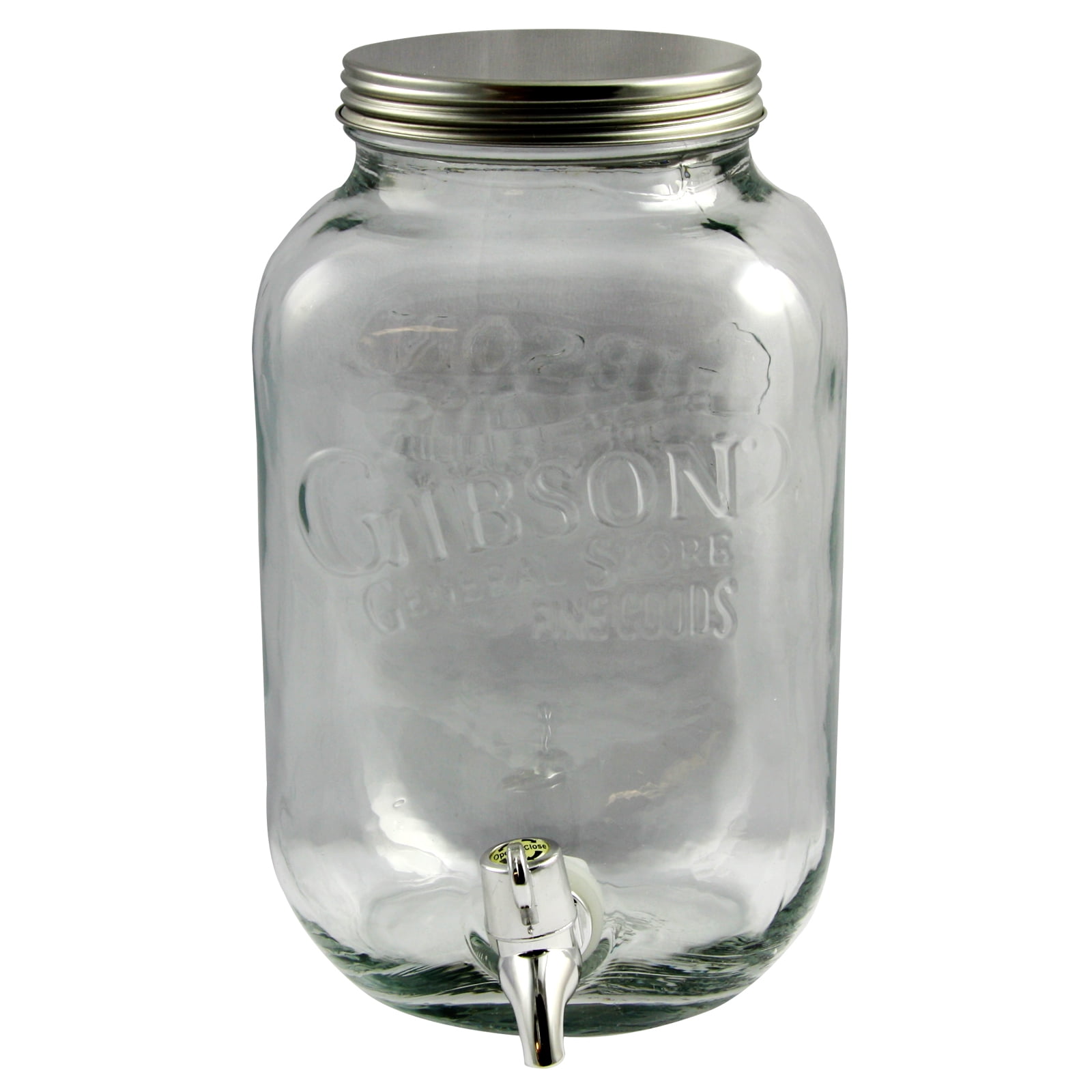 Gibson Home General Store 1 Gallon Mason Beverage Dispenser