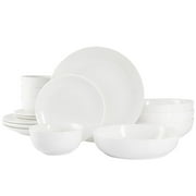 Gibson Home AB-Grade Dinner Bowl - Gracious Dining 16 Piece Double Bowl Dinnerware Set