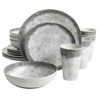 Gibson Home Liberty Hill 30-Piece Dinnerware Set, White