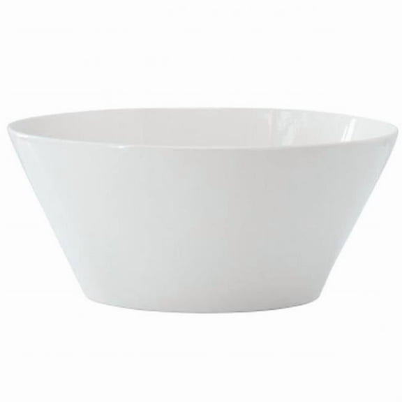 Gibson Home 142751.01 9.4 in. Great Essentials Round Fine Ceramic Meal Bowl, White