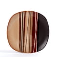thumbnail image 1 of Gibson Home Hometrends Bazaar Brown Stoneware Dinner Plate, 8.5-inch Square, Brown, 1 of 4