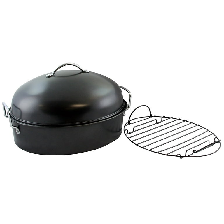 Double Oval Roaster/Steamer/Fish Kettle, 16 1/2 Inch – Jean Patrique  Professional Cookware