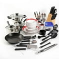 thumbnail image 1 of Gibson Home Kitchen In A Box 83-Piece Combo Set, Red, 1 of 5