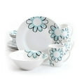 thumbnail image 1 of Gibson Home Lush Blossom 12pc Dinnerware Set, 1 of 2