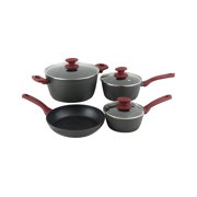 Gibson Home Marengo 7 Piece Forged Aluminum Nonstick with Xylan Plus Interior Cookware Set