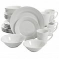 thumbnail image 1 of Gibson Home Noble Court Ceramic Dinnerware Set in White, Set of 30, 1 of 5