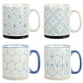 thumbnail image 1 of Gibson Home Parkmill 17 oz 4-Pack Stoneware Mugs, 1 of 5
