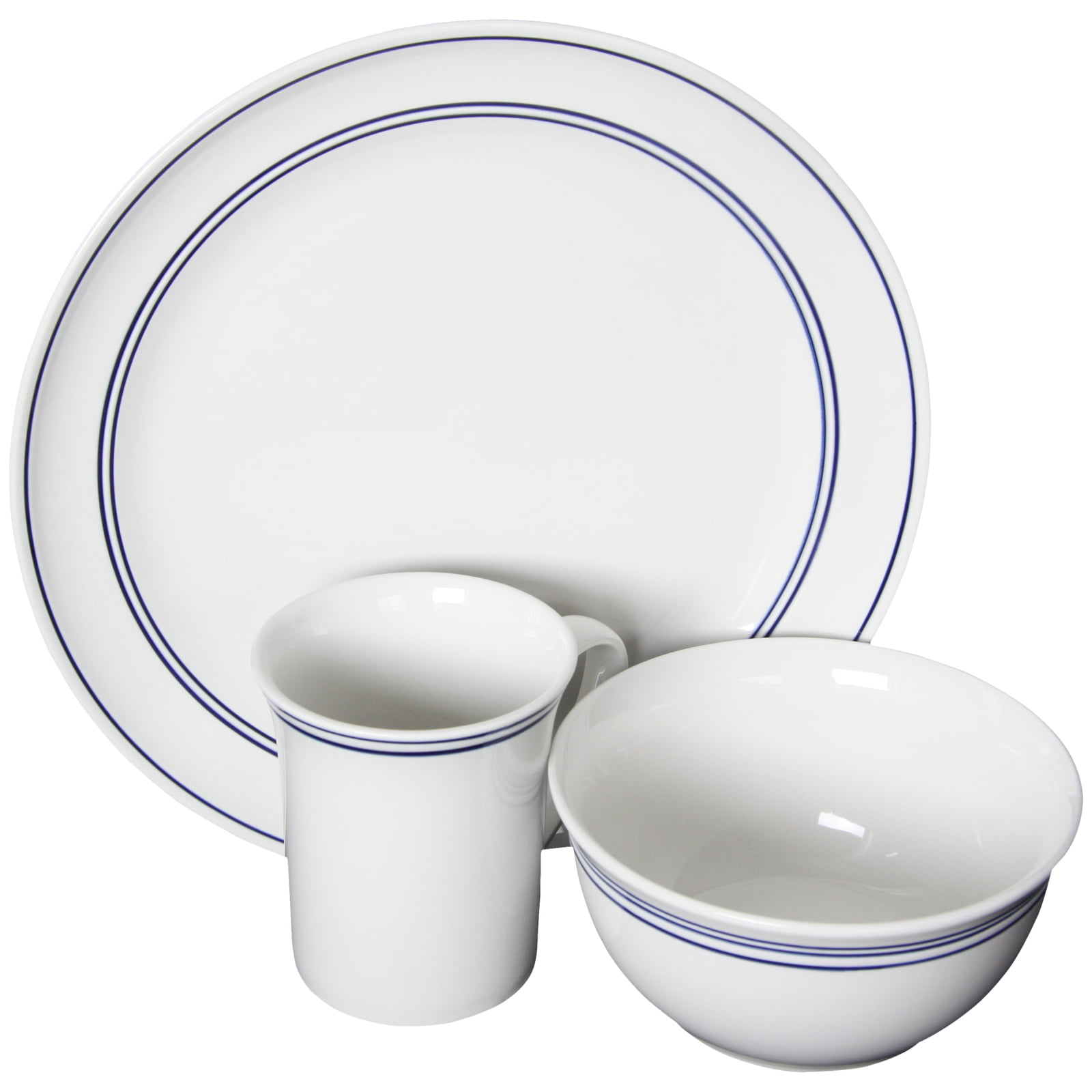 Gibson Home Vienna Dinnerware Dishes Set, Service for 4 (16pcs
