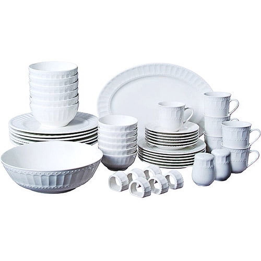Gibson Home Regalia 46-Piece Dinnerware and Serve ware Set, Service for 6 - image 1 of 12