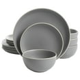 thumbnail image 1 of Gibson Home Remi 12pc Dinnerware Set - Gray, 1 of 6