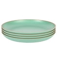 thumbnail image 1 of Gibson Home Rockabye 4 Poece 10.7 Inch Melamine Dinner Plate Set In Green, 1 of 1