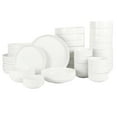 thumbnail image 1 of Gibson Home Rothernberg Stackable 40 Piece, Service for 8, White Porcelain Plates and Bowls Set, 1 of 5
