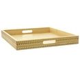 thumbnail image 1 of Gibson Home 129405.01 15 in. Sadler Wood Serving Tray with Built-in Handle, 1 of 5